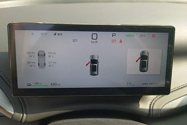 Used BYD Yuan PLUS 2025 Intelligent Driving Version 430 KM – Leading Edition Instrument Cluster