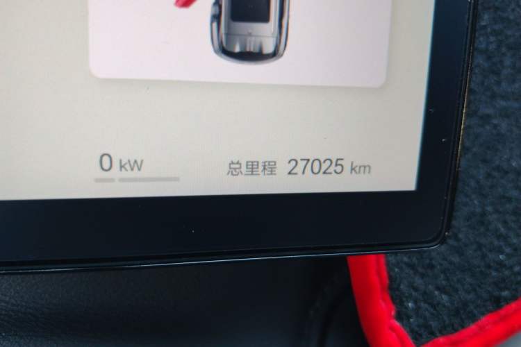 Used BYD Yuan PLUS 2025 Intelligent Driving Version 430 KM – Leading Edition Odometer Close Up