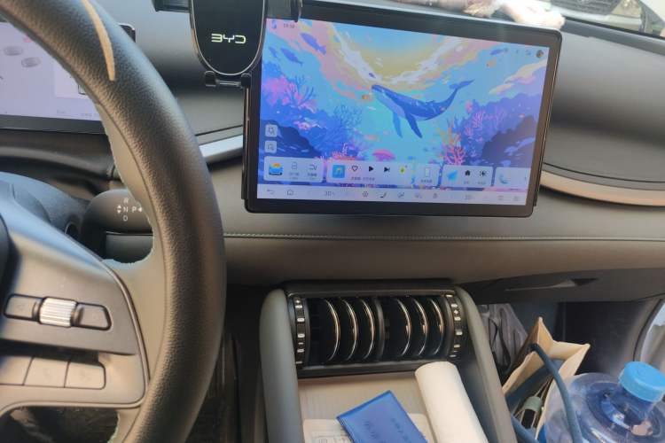 Used BYD Yuan PLUS 2025 Intelligent Driving Version 510 KM Beyond-Grade Edition Audio And AC Panel