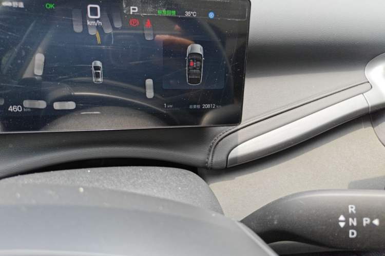 Used BYD Yuan PLUS 2025 Intelligent Driving Version 510 KM Beyond-Grade Edition Odometer Close Up
