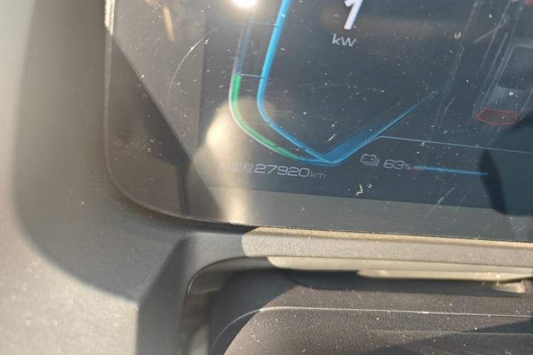 Used BYD Yuan Pro 2021 "Love for a Lifetime" Edition Odometer Close Up