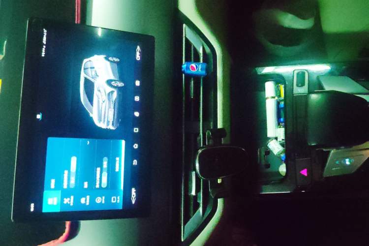 Used BYD Yuan Pro 2021 "Love for a Lifetime" Edition Audio And AC Panel
