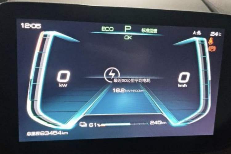 Used BYD Yuan Pro 2021 "Love for a Lifetime" Edition Instrument Cluster