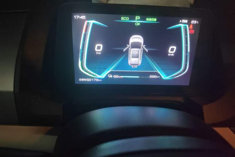 Used BYD Yuan Pro 2021 "Love for a Lifetime" Edition Odometer Close Up