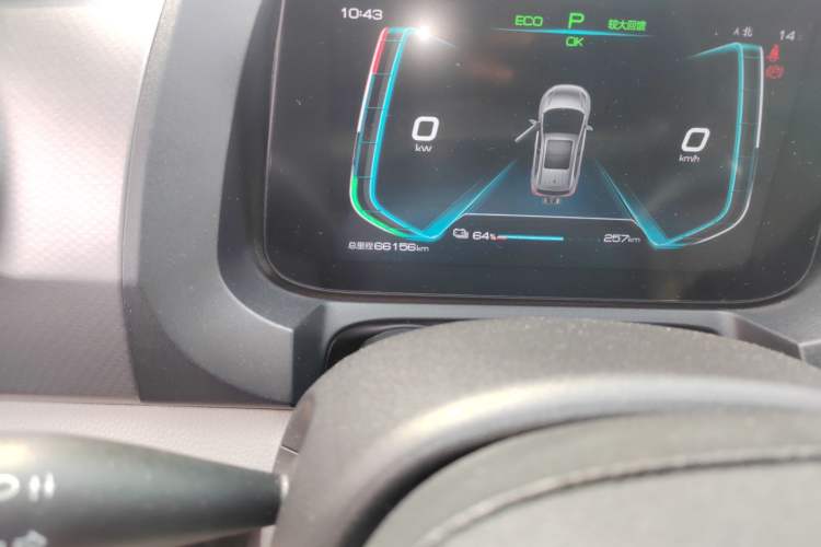 Used BYD Yuan Pro 2021 Lifetime Edition Odometer Close Up