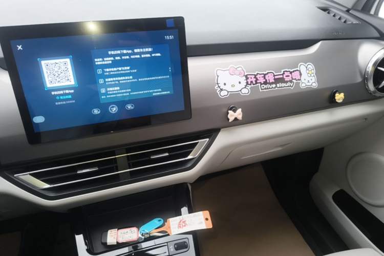 Used BYD Yuan Pro 2021 "Love for a Lifetime" Edition Audio And AC Panel