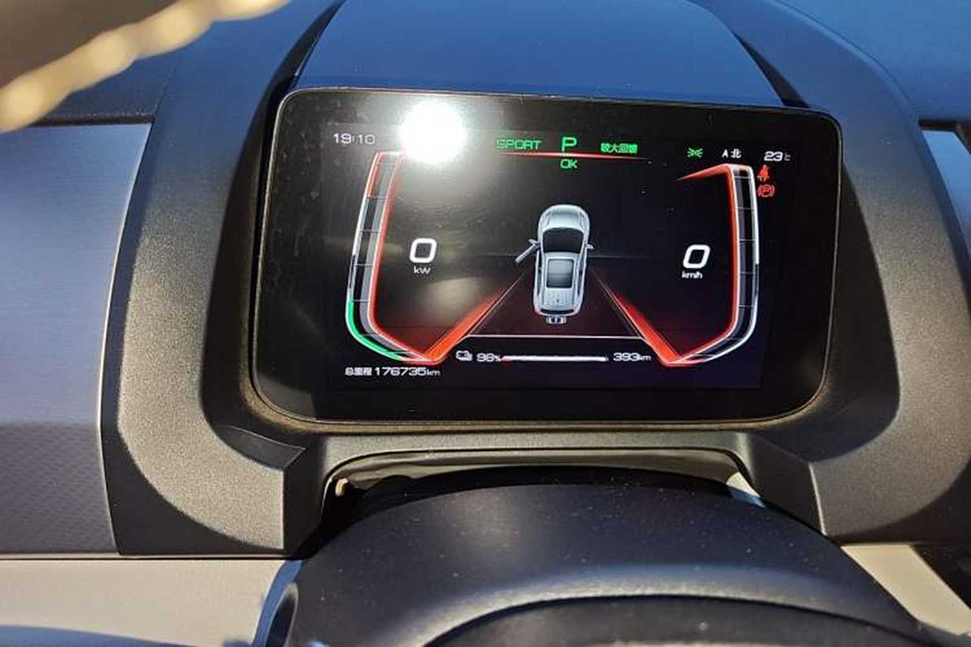 Used BYD Yuan Pro 2021 Lifetime Edition Instrument Cluster