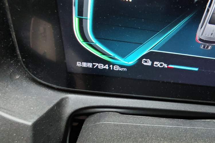 Used BYD Yuan Pro 2021 401 km Deluxe Version Odometer Close Up