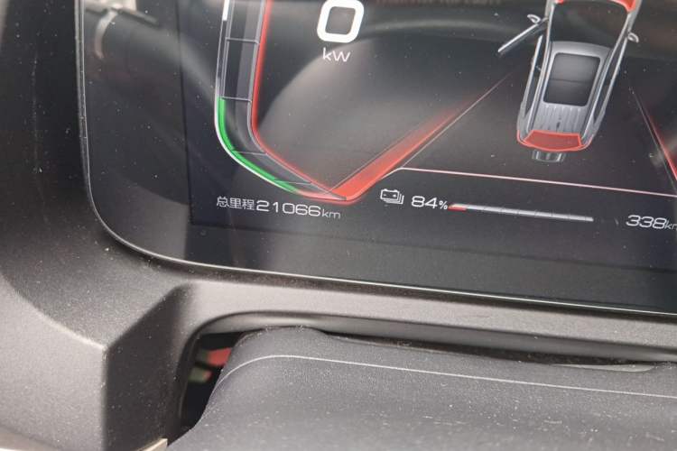 Used BYD Yuan Pro 2021 401 km Deluxe Version Odometer Close Up