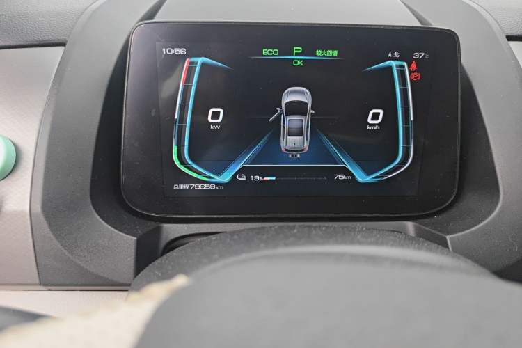 Used BYD Yuan Pro 2021 401 km Luxury Version Odometer Close Up
