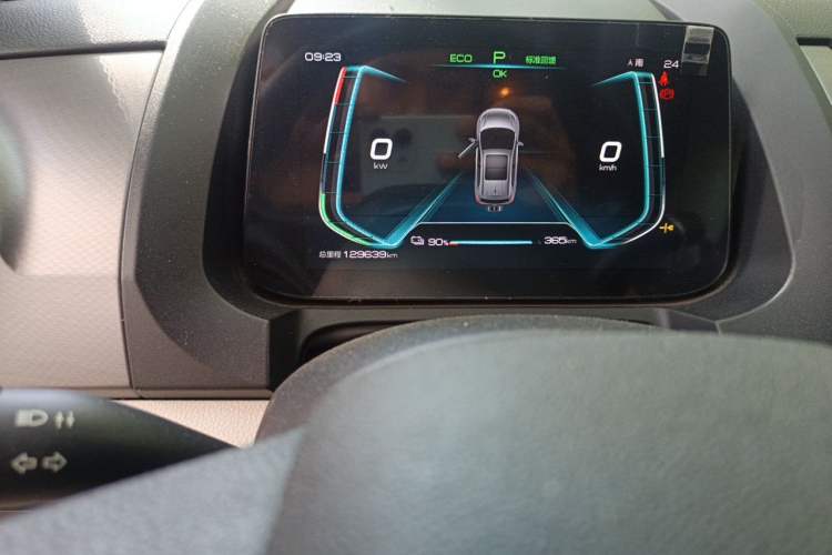 Used BYD Yuan Pro 2021 401 km Luxury Version Odometer Close Up