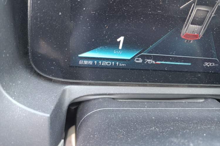 Used BYD Yuan Pro 2021 401 km Deluxe Version Odometer Close Up