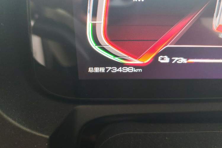Used BYD Yuan Pro 2021 "Love for a Lifetime" Edition Odometer Close Up