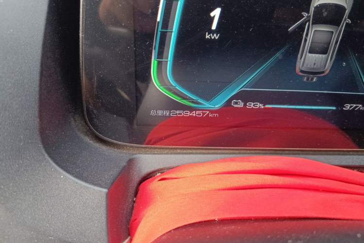 Used BYD Yuan Pro 2021 401 km Deluxe Version Odometer Close Up