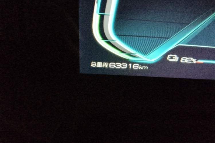 Used BYD Yuan Pro 2021 Lifetime Edition Odometer Close Up