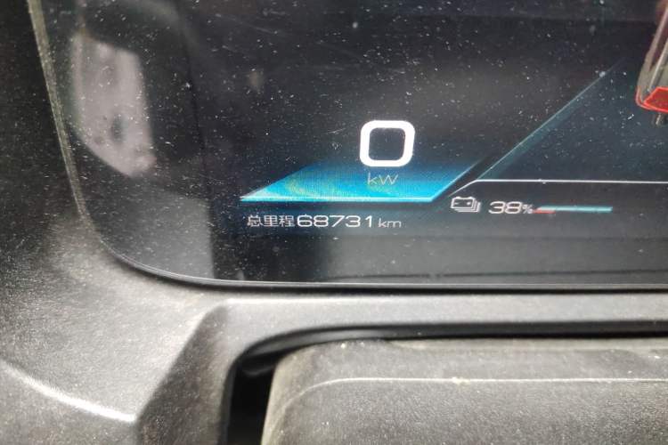 Used BYD Yuan Pro 2021 401 km Deluxe Version Odometer Close Up