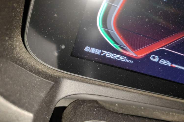 Used BYD Yuan Pro 2021 "Love for a Lifetime" Edition Odometer Close Up
