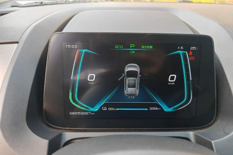 Used BYD Yuan Pro 2021 401 km Deluxe Version Odometer Close Up