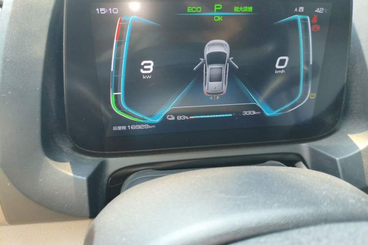 Used BYD Yuan Pro 2021 401 km Deluxe Version Odometer Close Up