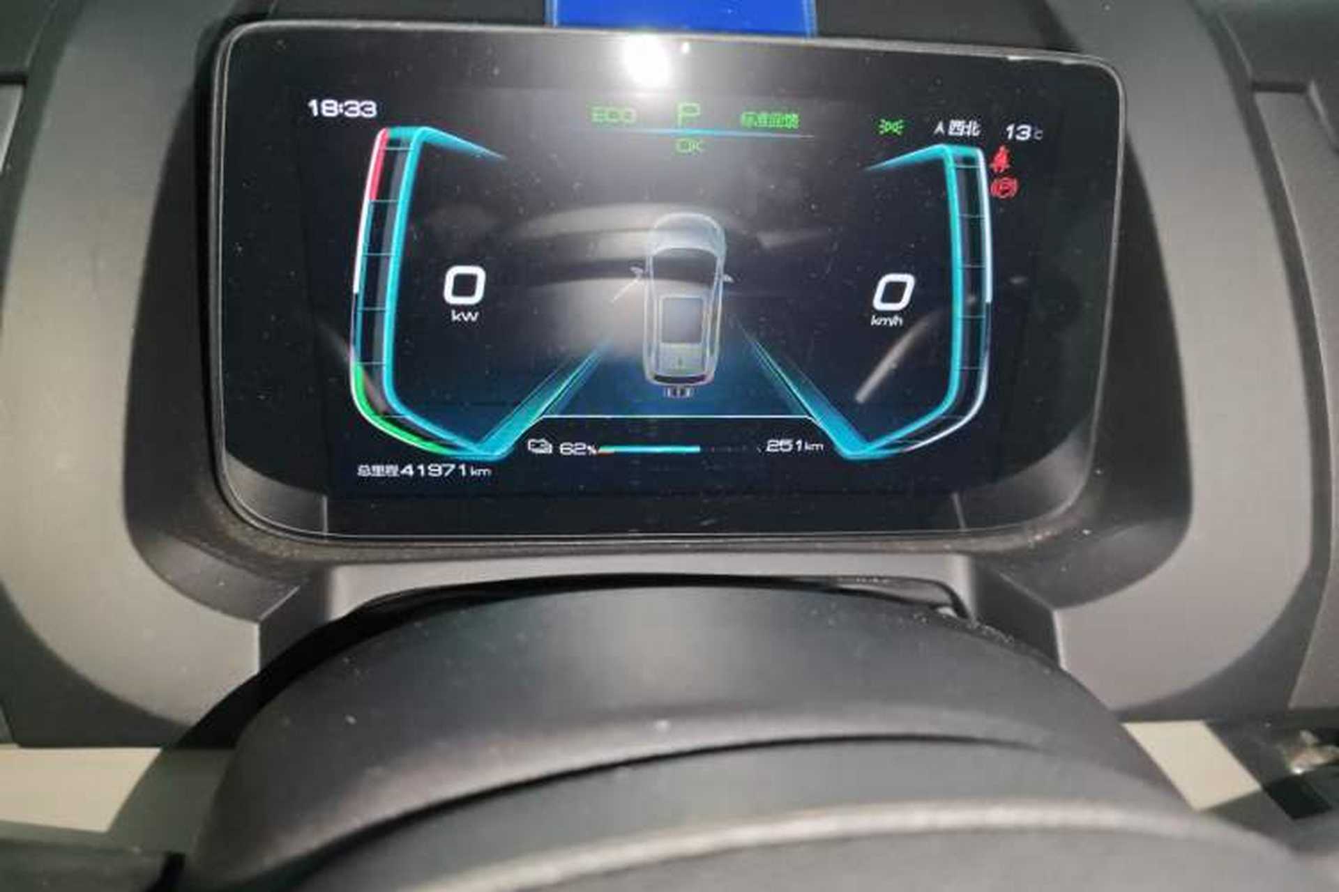Used BYD Yuan Pro 2023 401 km Deluxe Version Odometer Close Up
