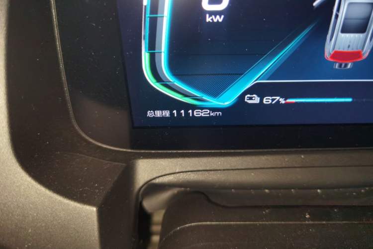 Used BYD Yuan Pro 2023 401 km Deluxe Version Odometer Close Up