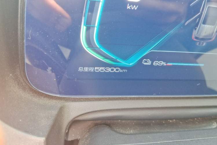 Used BYD Yuan Pro 2023 401 km Deluxe Version Odometer Close Up