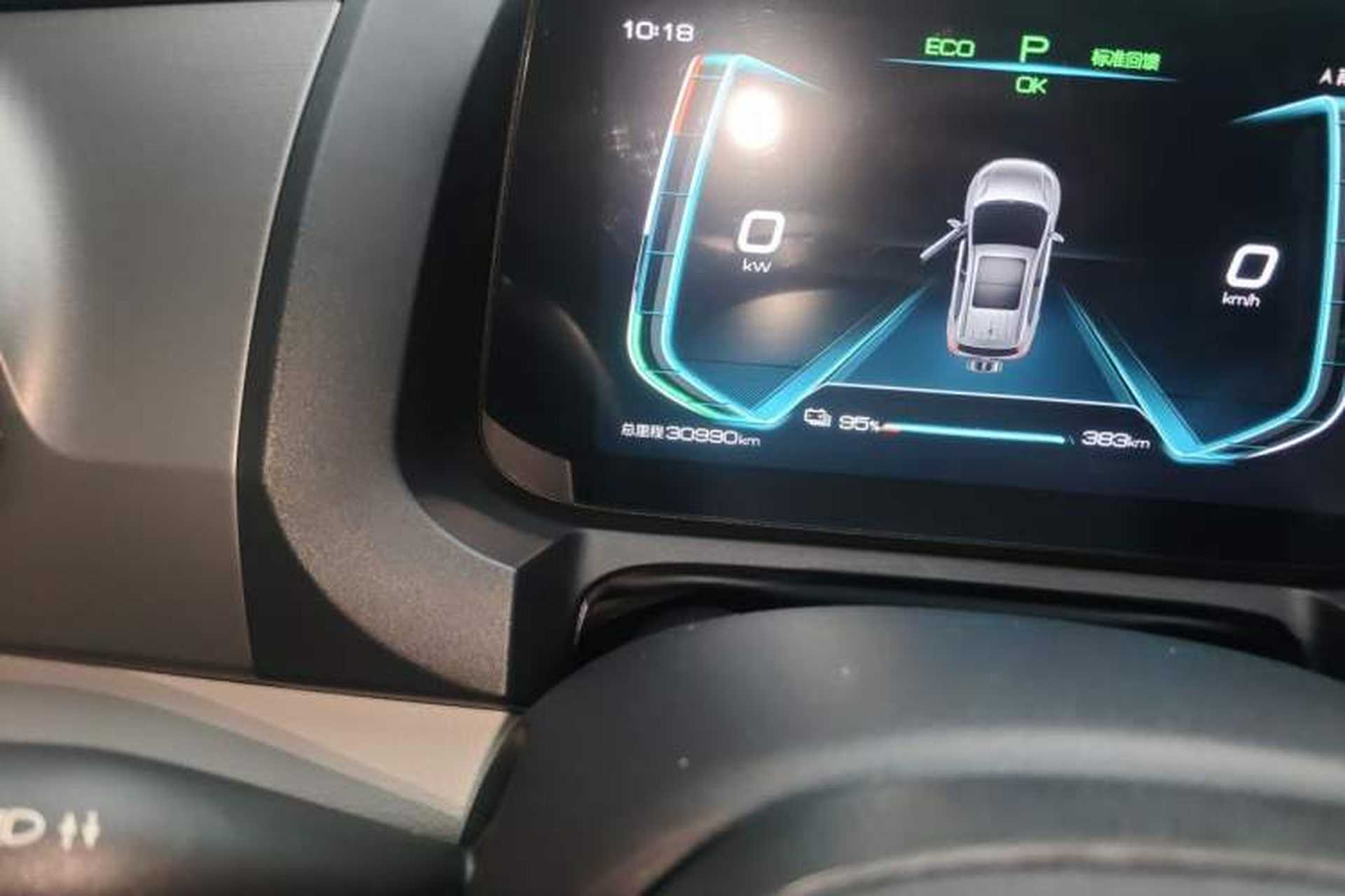 Used BYD Yuan Pro 2023 401 km Deluxe Version Odometer Close Up