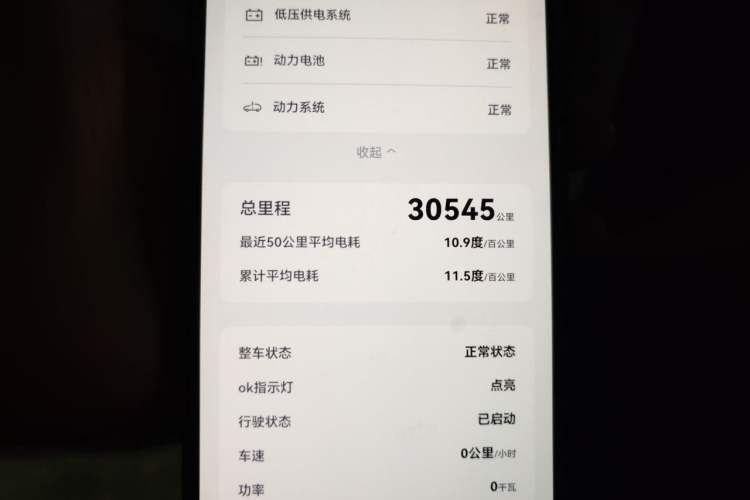 Used BYD Yuan Pro 2023 401KM Luxury Version Odometer Close Up