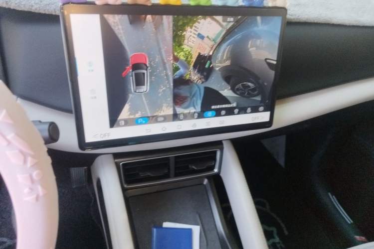 Used BYD Yuan UP 2024 401KM Beyond Edition Audio And AC Panel