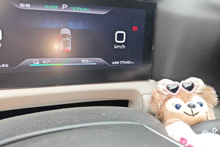 Used BYD Yuan UP 2024 401KM Leading Edition Odometer Close Up
