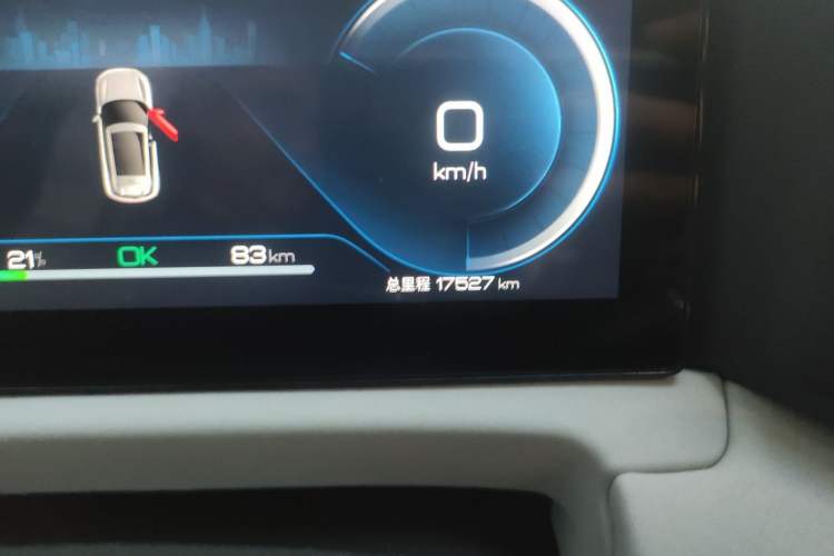 Used BYD Yuan UP 2024 401KM Leading Edition Odometer Close Up