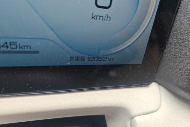 Used BYD Yuan UP 2024 301KM Leading Edition Odometer Close Up