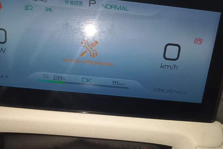 Used BYD Yuan UP 2024 401KM Leading Edition Instrument Cluster