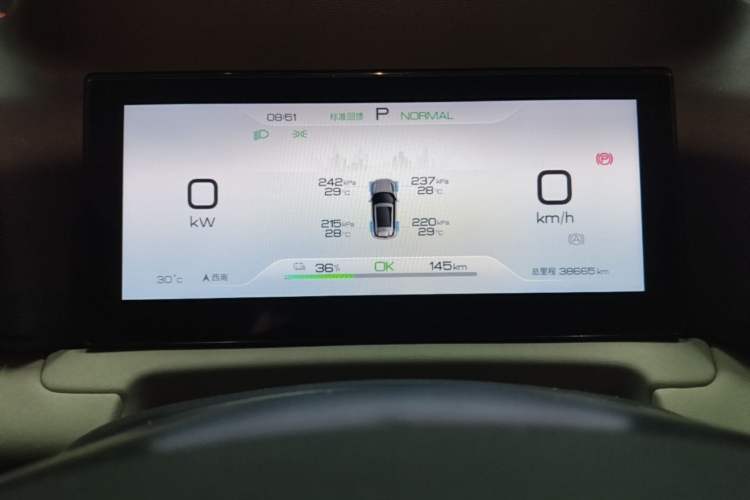 Used BYD Yuan UP 2024 401KM Beyond Edition Instrument Cluster