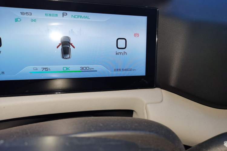 Used BYD Yuan UP 2024 401KM Leading Edition Odometer Close Up