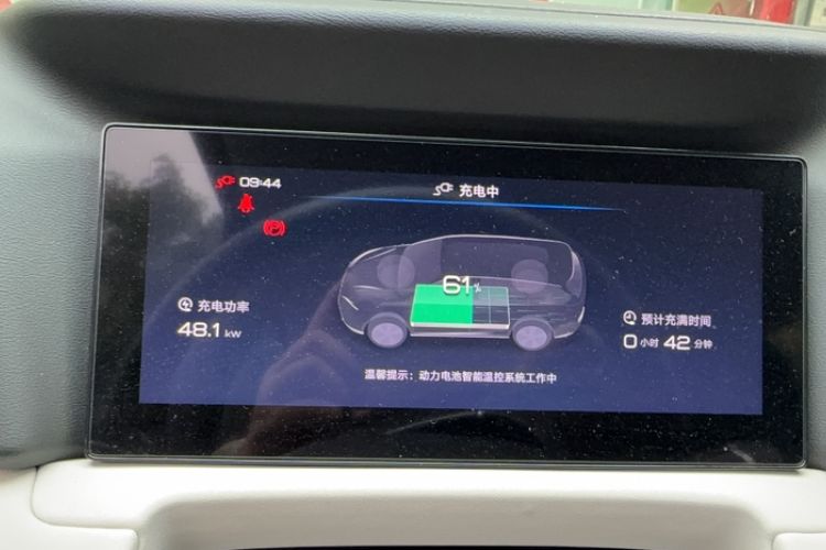 Used BYD Yuan UP 2024 401 km Active Version Odometer Close Up