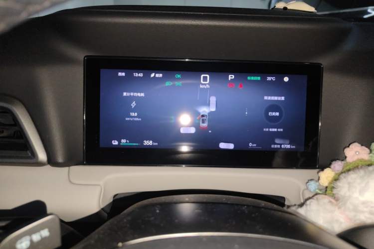 Used BYD Yuan UP 2025 Intelligent Driving Version 401 km Leading Edition Instrument Cluster