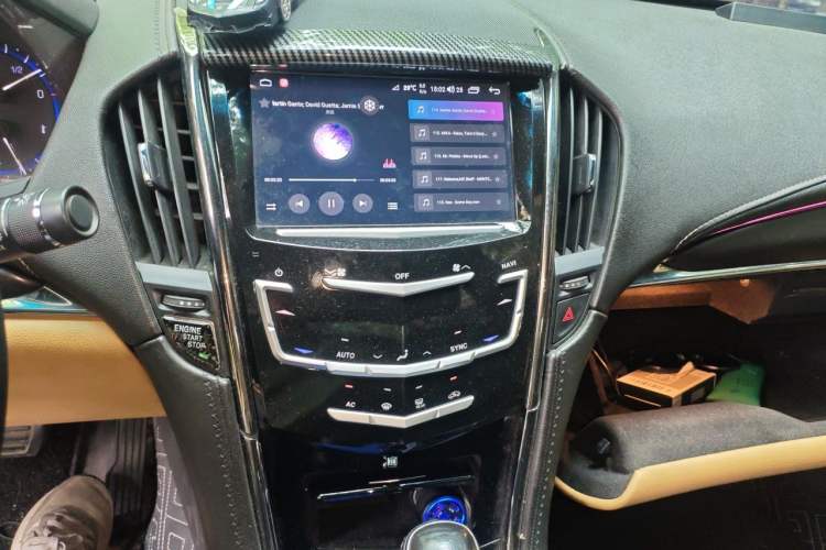 Used Cadillac ATS 2014 28T Comfort Version Audio And AC Panel