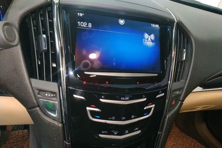 Used Cadillac ATS 2014 28T Elite Edition Audio And AC Panel