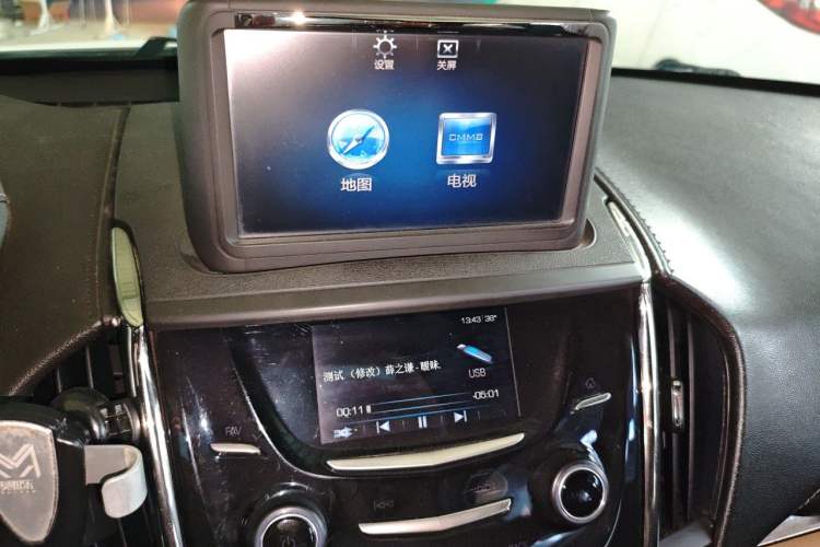 Used Cadillac ATS 2014 28T Comfort Version Audio And AC Panel
