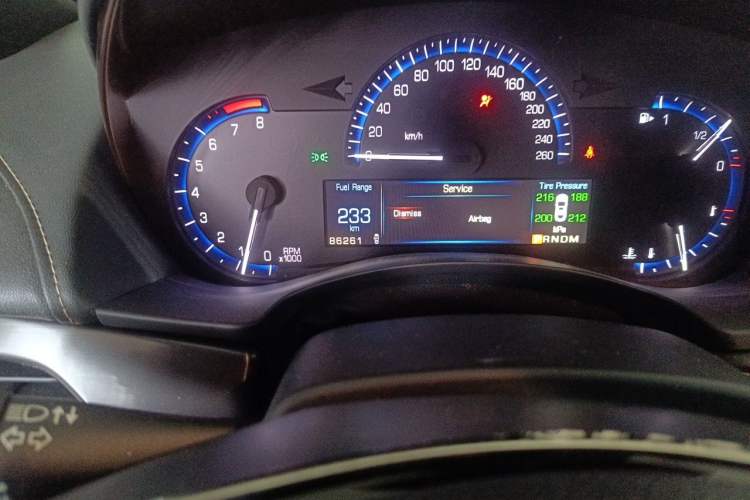 Used Cadillac ATS 2014 28T Elite Edition Odometer Close Up