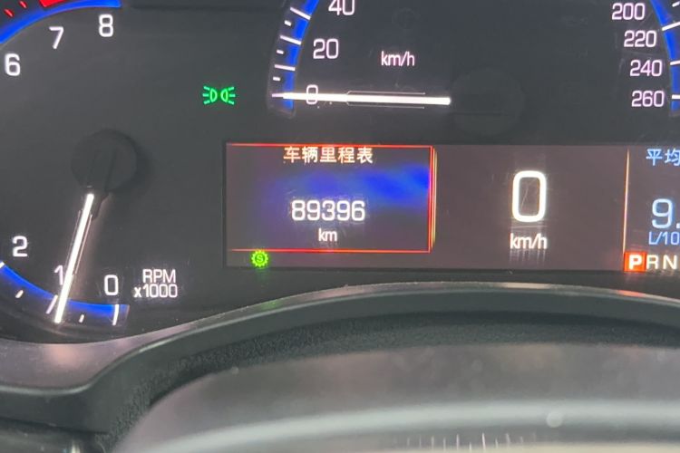 Used Cadillac ATS 2014 28T Comfort Version Odometer Close Up