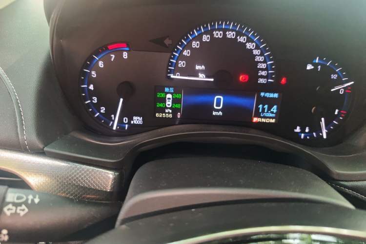 Used Cadillac ATS-L 2014 25T Comfort Model Odometer Close Up