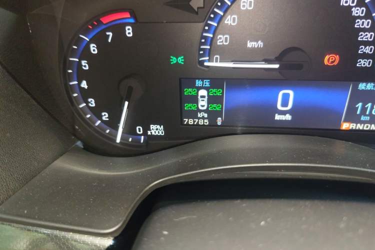 Used Cadillac ATS-L 2014 25T Comfort Model Odometer Close Up