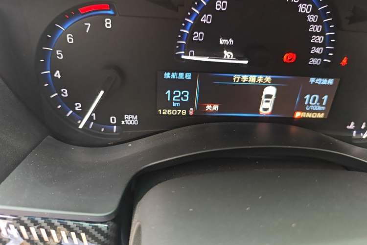 Used Cadillac ATS-L 2014 28T Elite Edition Odometer Close Up