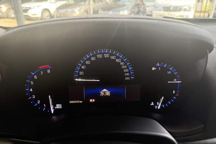Used Cadillac ATS-L 2014 25T Comfort Model Odometer Close Up