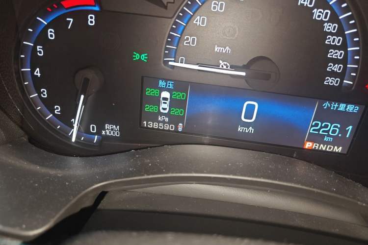 Used Cadillac ATS-L 2014 25T Comfort Model Odometer Close Up