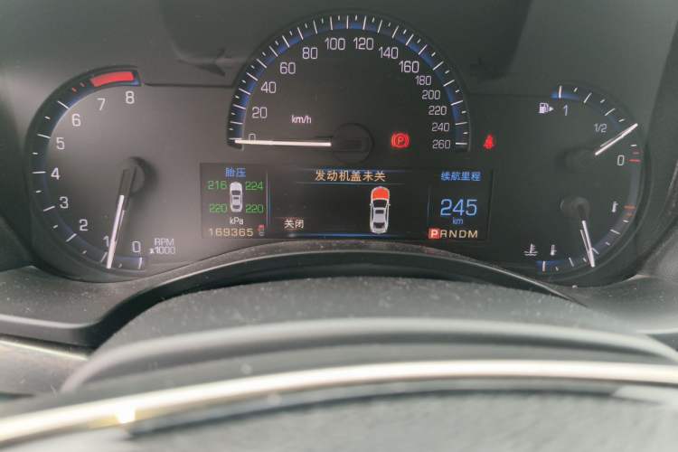 Used Cadillac ATS-L 2014 28T Elite Edition Odometer Close Up
