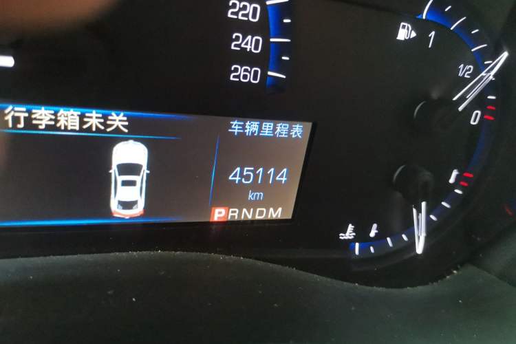 Used Cadillac ATS-L 2014 25T Fashion Edition Odometer Close Up