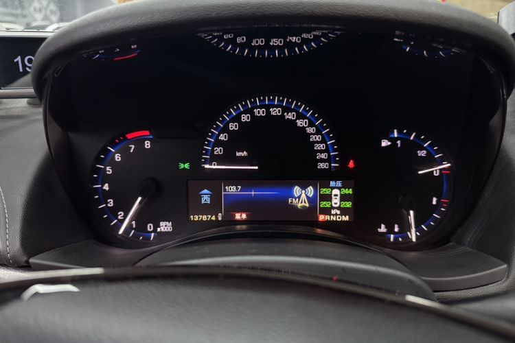 Used Cadillac ATS-L 2014 25T Comfort Model Odometer Close Up